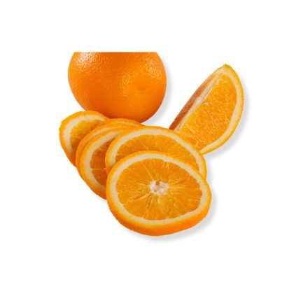 Orangen geviertelt